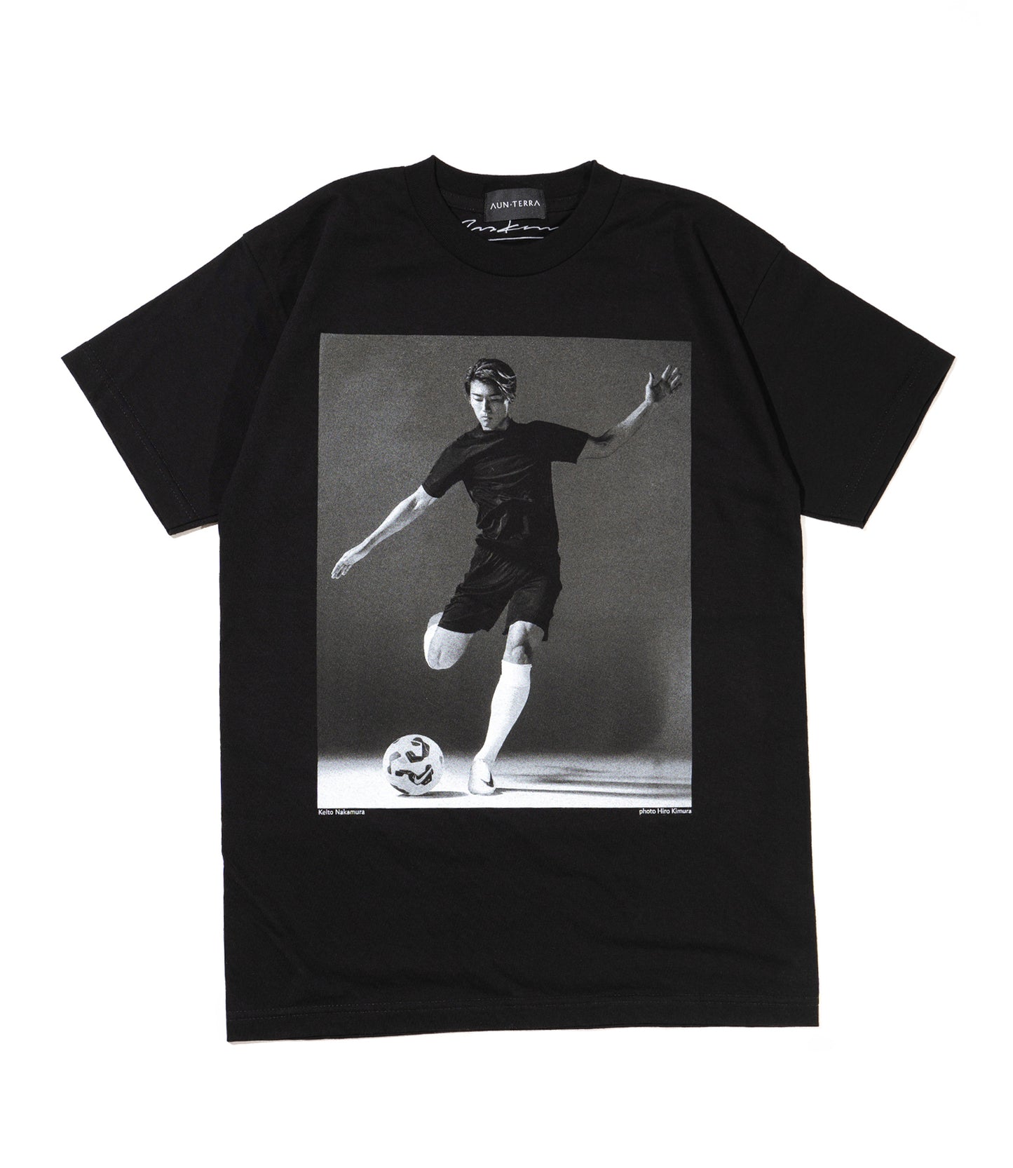 AUN•TERRA X HIRO KIMURA X KEITO NAKAMURA T-shirt.BLACK