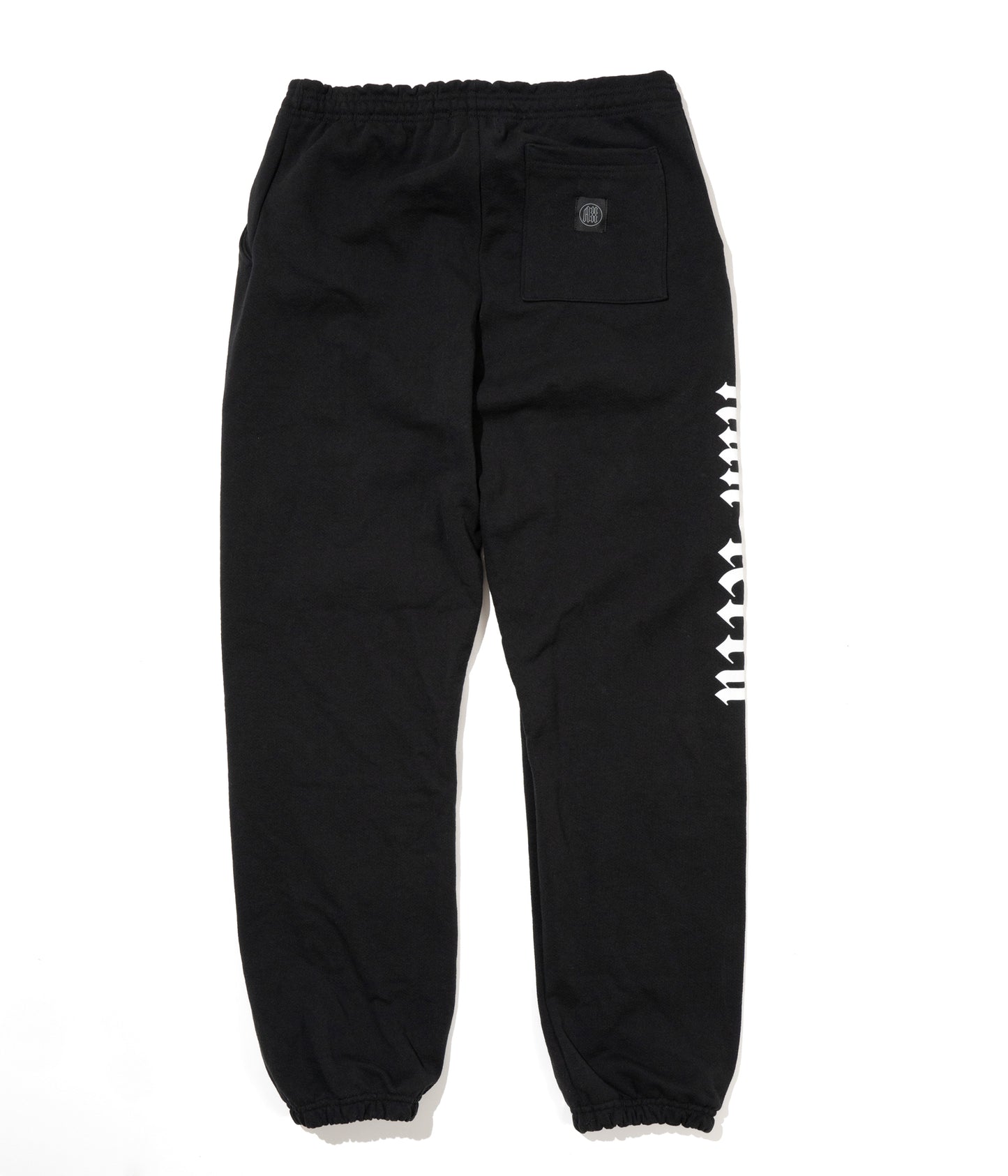 AUN・TERRA. IN LINE SANSKRIT SWEAT PANTS BLACK