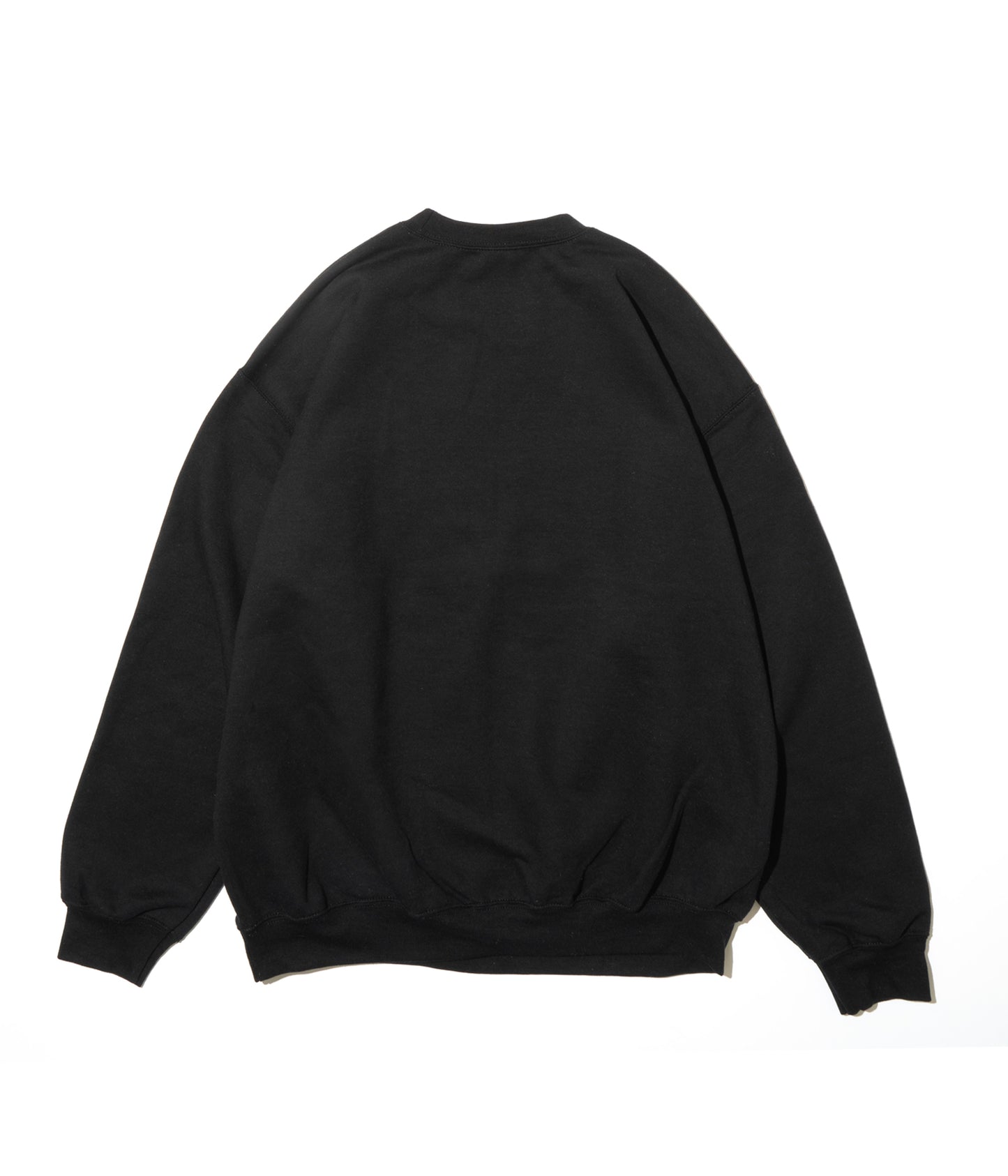 AUN・TERRA. IN LINE CREWNECK SWEAT BLACK