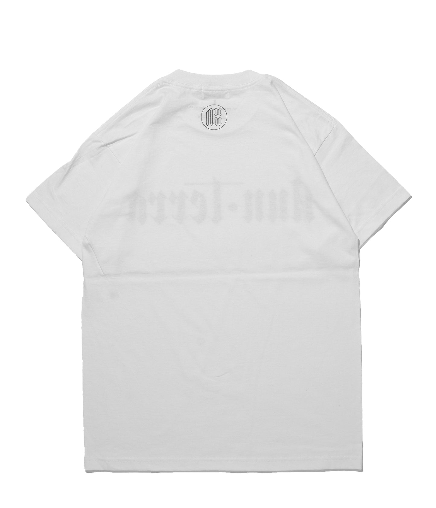 AUN・TERRA. IN LINE SANSKRIT TEE 1 WHITE
