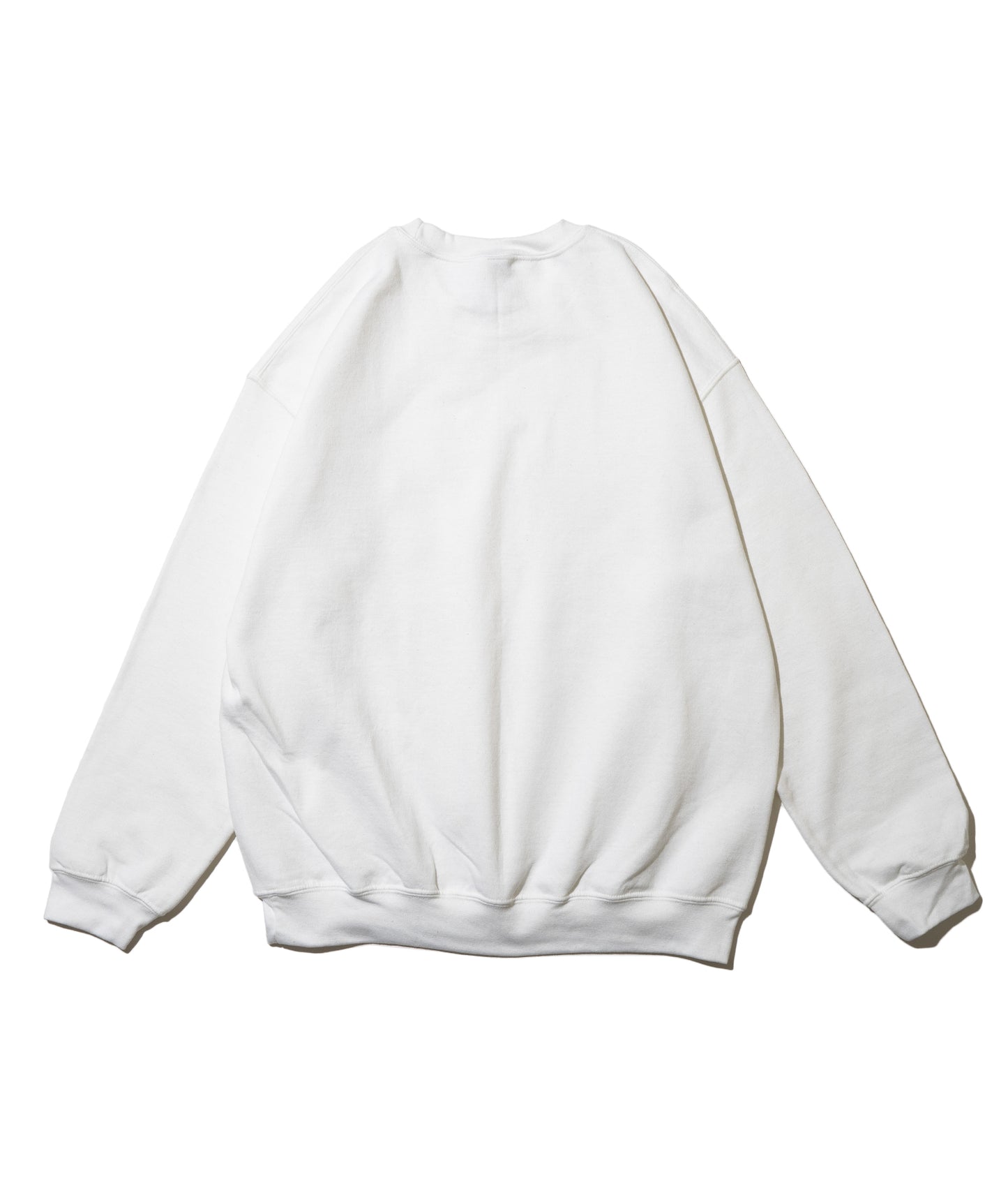 AUN・TERRA. IN LINE CREWNECK SWEAT WHITE