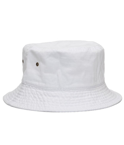 AUN・TERRA. IN LINE  SANSKRIT BUCKET HAT WHITE