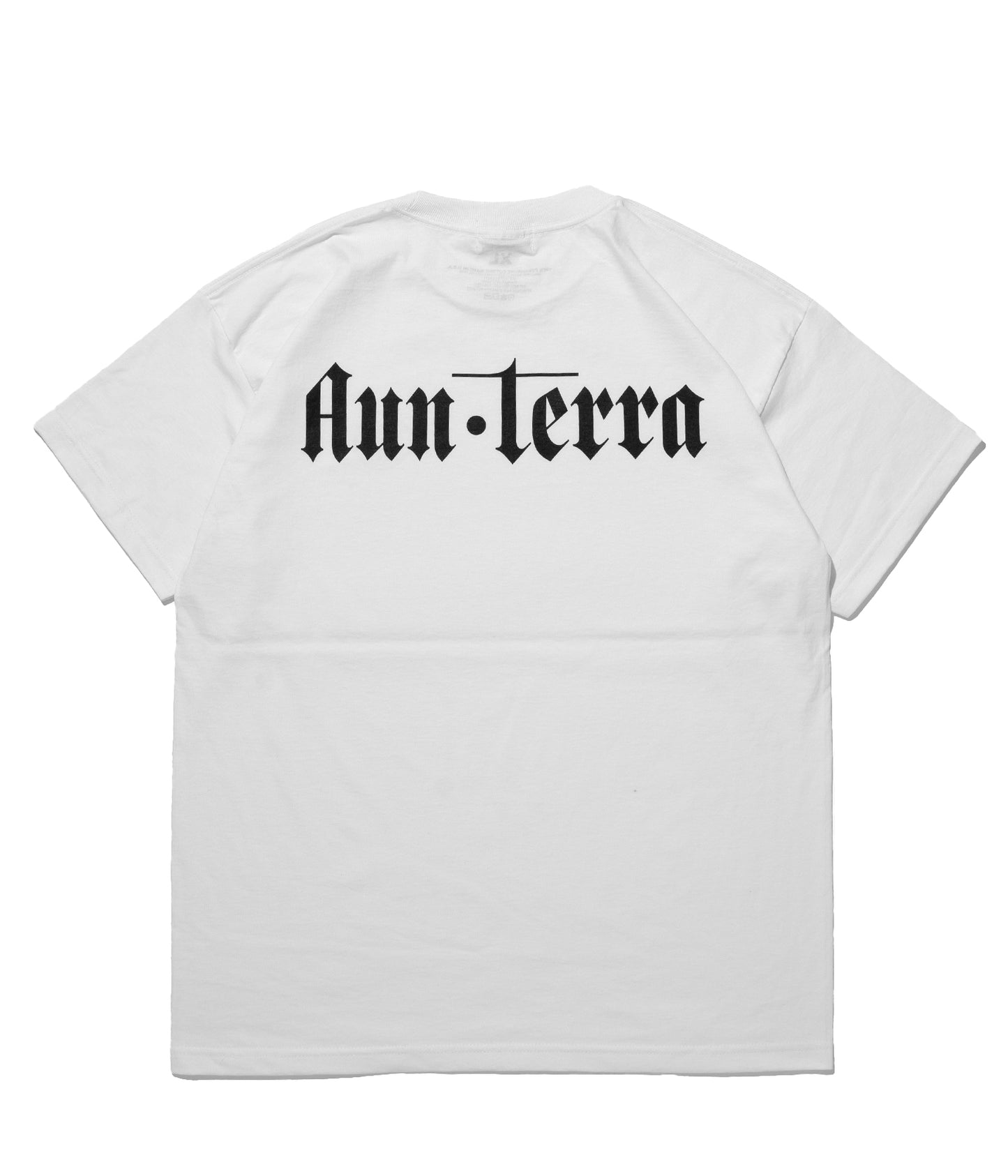 AUN・TERRA. IN LINE SANSKRIT TEE 2 WHITE