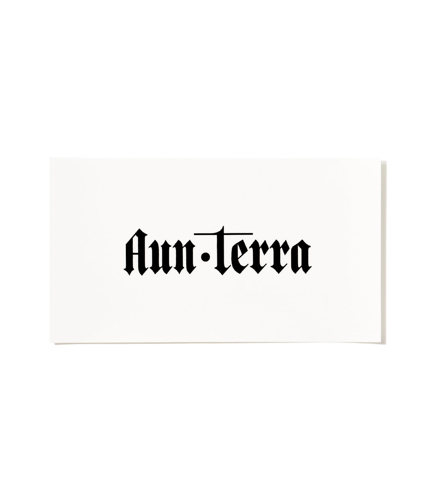 AUN・TERRA. IN LINE SANSKRIT STICKER